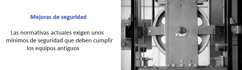 Mejoras de seguridad etek ascensores